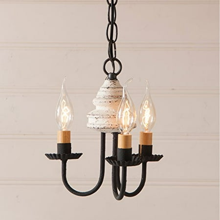 

Irvin s Country Tinware Bellview Chandelier in Vintage White