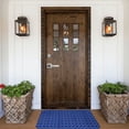 thumbnail image 7 of Bingfone Blue Lantern Shapes Door Mat 16"x24" Front Entrance Non-Slip Low Profile Washable for Entryway, 7 of 7