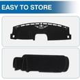 thumbnail image 7 of Black Dash Cover Mat for Toyota RAV4 2019-2025 Left Hand Driving Non-Slip Dashboard Cover Interior for RAV4 Accessories Custom Fit Dash Mat Sunshade Windshield Glare, 7 of 7