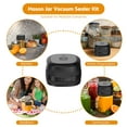 thumbnail image 4 of Electric Mason Jar Vacuum Sealer 60KPa Strong Suction Vacuum Sealing Machine for Canning Jars with Regular and Wide Mouth Mason Jar Lids Silent Rechargeable Portable Cordless Vacuum Sealer for Food, 4 of 8