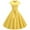 Yellow, variant on Fashion 2026 Lindreshi Medieval Vintage Dresses for Women Women Vintage Short Sleeve 50s Housewife Casual Evening Party Prom Dress