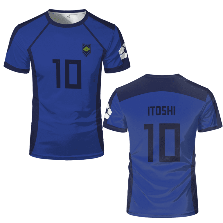 Blue Lock Anime T Shirts 2024 Summer Mens Short Sleeved Cartoon
