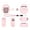 pink, variant on Case for Paradise - Silicone Protective Cover with Lanyard, Shockproof Waterproof Full-Body Protection for Virtual Pet Device