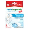 Fluidmaster 8102P8 Flush 'n Sparkle Automatic Toilet Bowl Cleaning System Blue Refill Cartridges, New, 2-Pack, Weight 0.28 lb