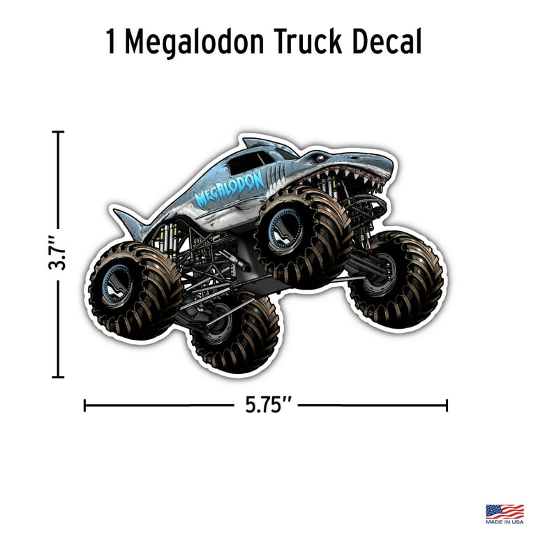 Monster Truck Stickers