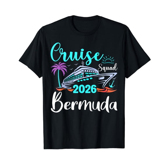 Bermuda Cruise Squad 2026 Family Holiday Matching T-Shirt