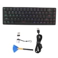 thumbnail image 2 of Wireless Gaming Keyboard,Wireless Mechanical Keyboard Bluetooth Wireless Mechanical Keyboard Gaming Keyboard Rapid Response, 2 of 9