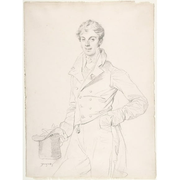 Lancelot-Th̩odore, comte Turpin de Criss̩ Poster Print by Jean Auguste Dominique Ingres (French, Montauban 1780 �1867 Paris) (18 x 24)