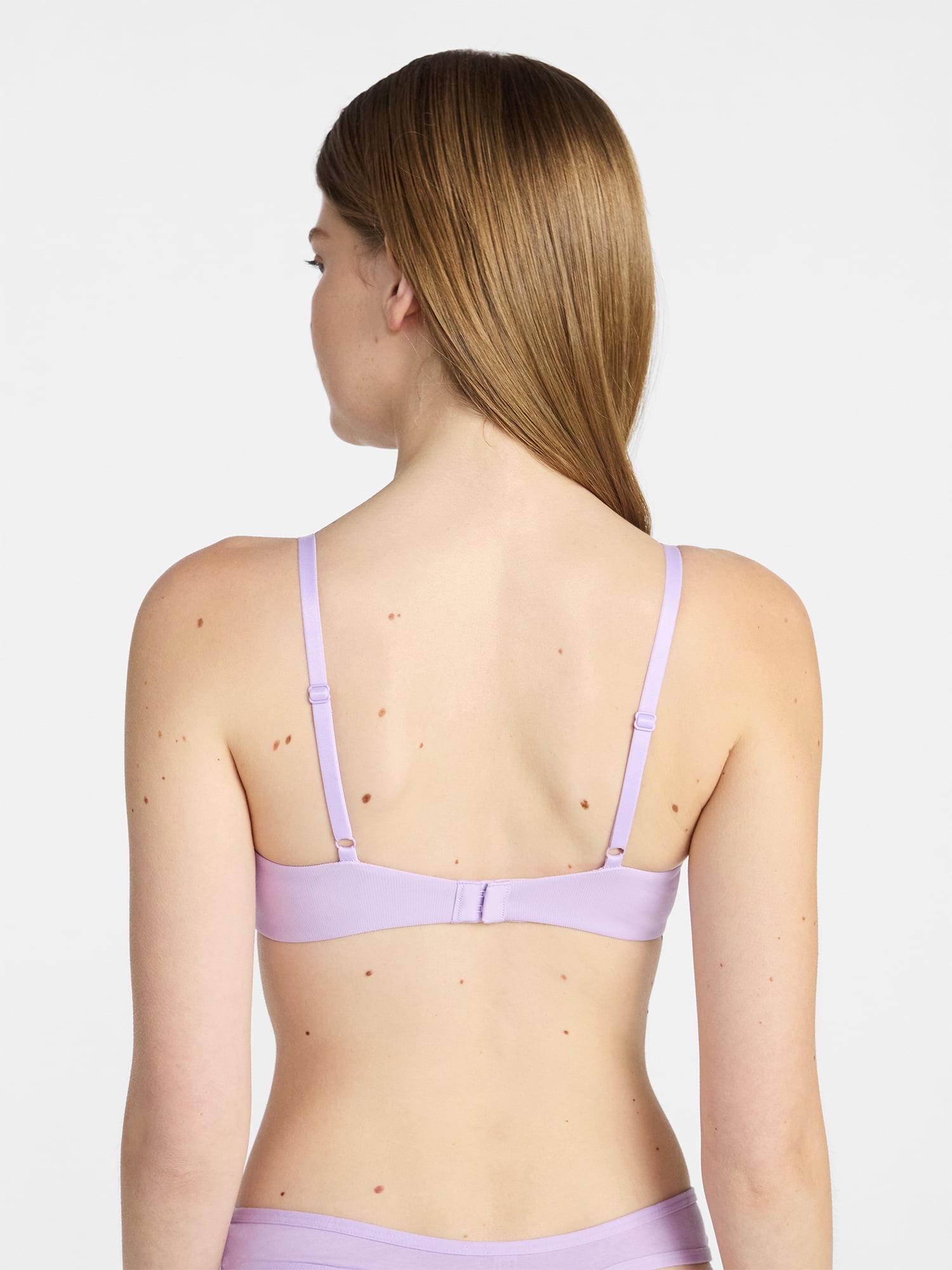 No Boundaries Wire Free Rib T-Shirt Bra, Women's 32A-44DDD