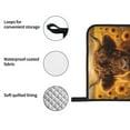 thumbnail image 4 of Cauagu Cute Cow Sunflower Field Print Oven Mitts and Pot Holders 4 pcs Set,Extra Thicken Long Kitchen Oven Glove Potholders BBQ Gloves-Oven Mitts and Pot Holders(11 Inch), 4 of 6