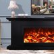 thumbnail image 4 of New Fireplace TV Table Luxury Table Simulate Flames Modern Living Room Furniture My Lux Decor Round, 4 of 6