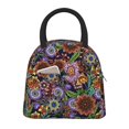 thumbnail image 1 of Balery Vintage Floral Bolsa de Almuerzo para Mujeres, Caja de Almuerzo, Bolsa de Almuerzo Pequeña Impermeable, Tote de Almuerzo Reutilizable con Gran Capacidad, 1 of 6