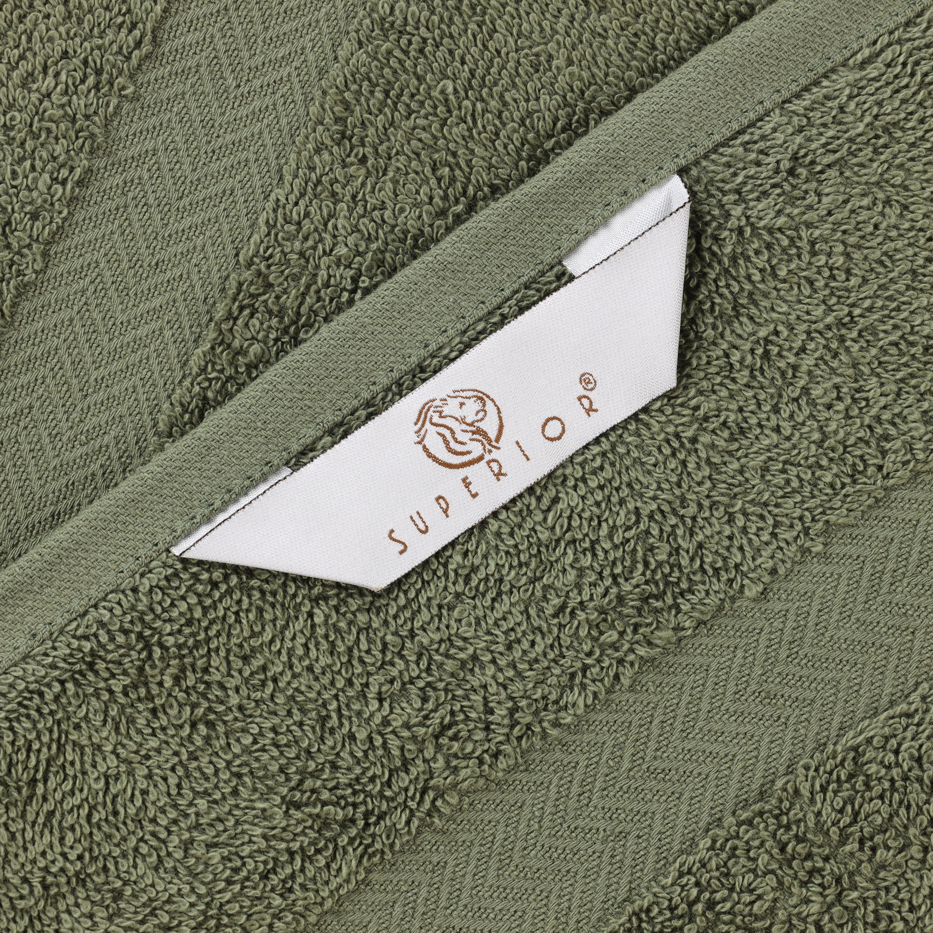 Superior Franklin 2-Piece Cotton Bath Sheet Set, Super Soft Quick Dry Fade Resistant Towels, Forest Green