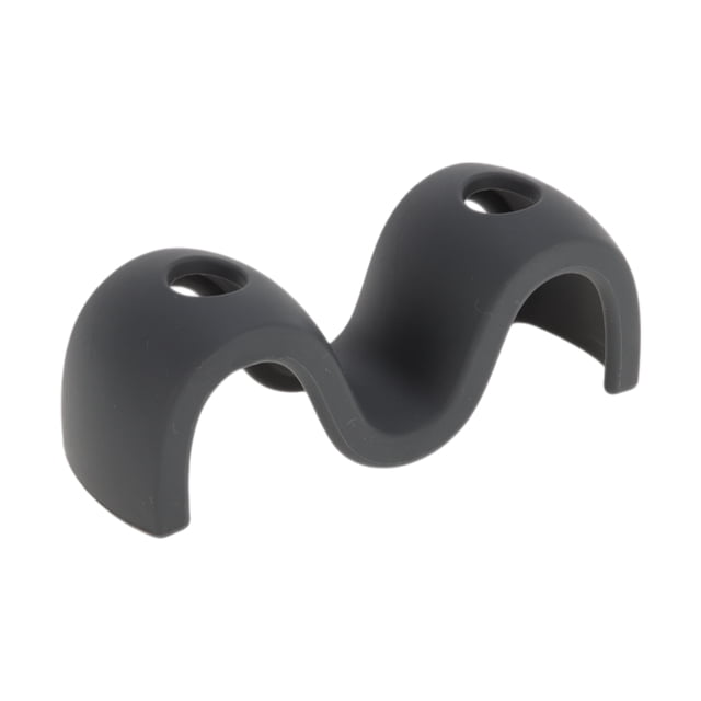 Unique Bargains 1 Pc Soporte para Cepillos de Dientes en Forma de Onda M para Baño Silicona Negra
