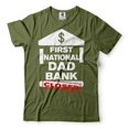thumbnail image 4 of First National Dad Bank Closed Shirt Funny Dad Joke Shirt Father's Day Funny Shirt Dad Bank Shirt (4X-Large Navy Blue), 4 of 6