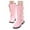 Rose, variante sur Bottes pour Enfants, Grandes Bottes de Neige pour Enfants, Bottes Longues en Peluche Épaisses et Chaudes pour Filles avec Fermeture Éclair Latérale