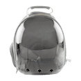 thumbnail image 1 of Fancy Pets Mochila transparente para mascotas, perros, gatos o roedores de viaje gris Fancy Pets Back Pack Viaje Gris, 1 of 4