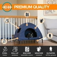 thumbnail image 5 of K&H Pet Products Original Pet Cot House Navy Blue Medium 32 X 25 X 28 Inches, 5 of 10