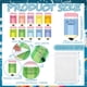 thumbnail image 2 of Set de bloc de notas para profesores Kosiz, 90 unidades, con forma de lápiz, bolígrafo y bolsa, 2 of 7