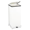 thumbnail image 1 of Defenders Biohazard Step Can  Square  Steel  24 gal  White, 1 of 1