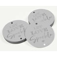thumbnail image 3 of Inkdotpot Real Silver Foil Let Love Sparkle Wedding Tags Favor Hang Paper Tags 100 Pieces, 3 of 6