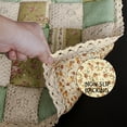 thumbnail image 3 of Patchwork Chair Pad with Ties No Slip Lace Trim Chair Cushion Kitchen Dining Seat Cushion, 3 of 5