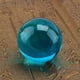 thumbnail image 2 of Bola de cristal decorativa azul real, colección de artesanías reales naturales raras asiáticas, regalos, bola de cristal con base de soporte, artesanía excepcional, 2 of 9