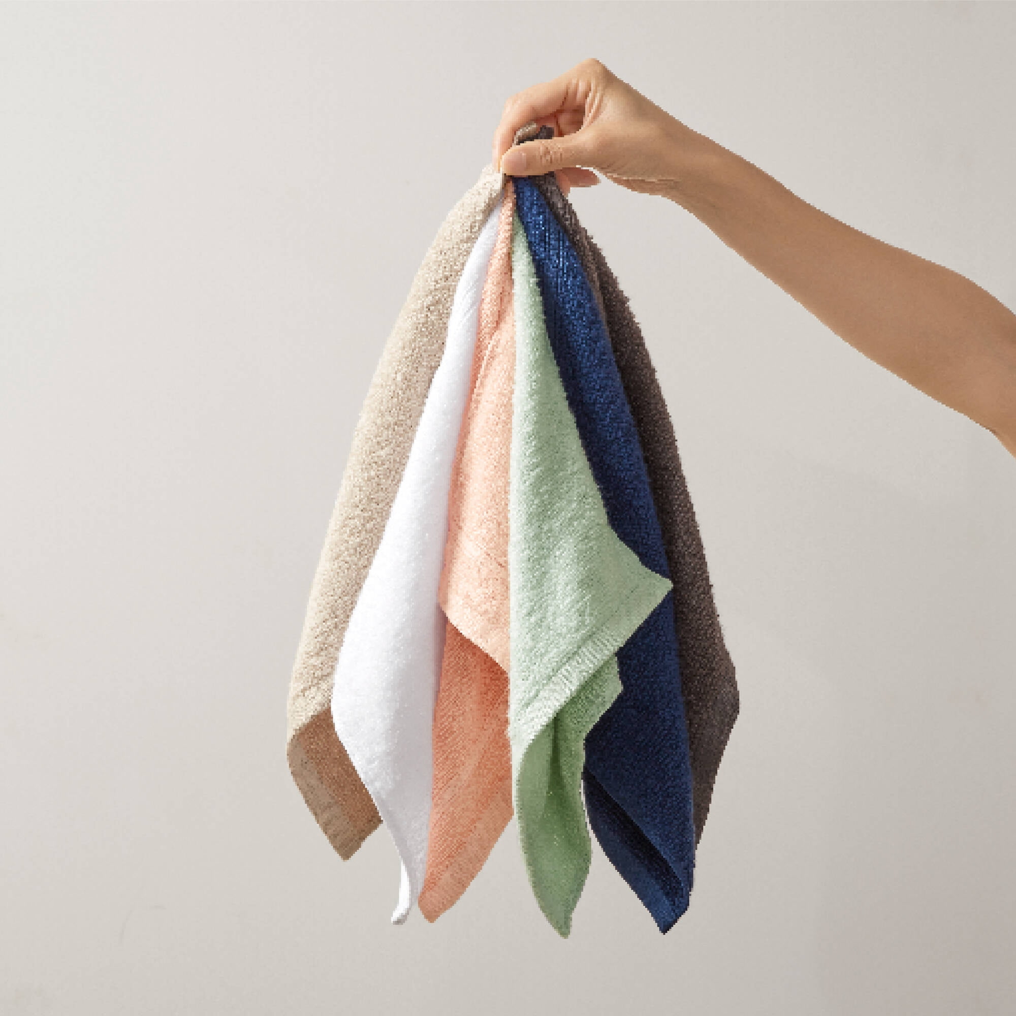 Regency Heights 4-Piece Quick Dry Cotton Bath Towels, Soft & Ultra Absorbent, Beige, Oversized Towel Set