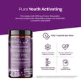 thumbnail image 3 of ResVitale Resveratrol 250mg - Anti Aging Antioxidants Supplement for Heart Health & Immune Support - Natural Trans Resveratrol Supplement with Grape Extract & Quercetin, 120 Veggie Caps, 3 of 9