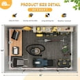 thumbnail image 6 of 8.5' x 5.6' Outdoor Metal Storage Shed, Steel Garden Shed, Tool Storage Shed for Backyard, Patio, Lawn, 6 of 7