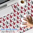 thumbnail image 2 of Long Mouse Pads for Desk,Red and Gray Christmas Tree Pattern Desk Mats on Top Of Desks, Desk Mouse Pad Extra Large with 3mm Non-Slip Base and Stitched Edge for Gaming,Office,Work,Home 47.3x23.6in, 2 of 5