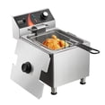 thumbnail image 1 of STAWAY 1750W Commercial Deep Fryer 12Qt - Fast Heating, Adjustable Temp Control, Perfect for Restaurants & Parties - Easy Clean Stainless Steel, 1 of 9