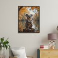 thumbnail image 4 of Paint By Numbers Kit for Adults Beginner - Koala Autumn Scenic Tree Stump DIY Canvas Painting Kits for Adults, Frameless Paint By Number for Adults for Home Wall Decor 16x20 Inch, 4 of 7