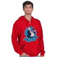 thumbnail image 4 of Vintage Cartoon All American Dad Bod Zip Hoodie Sweatshirt Men Brisco Brands M, 4 of 6