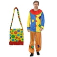 thumbnail image 1 of 1 juego de ropa de payaso Cosplay para decoraciones de Halloween, 1 of 3