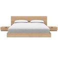 thumbnail image 2 of Satori 4 Piece Low Platform King Bedroom Set in Natural Blonde Oak, 2 of 5