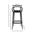 thumbnail image 2 of Trinity Contract Grade Polypropylene Molded Counter Stool, 2 of 3