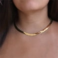 thumbnail image 3 of TURANDOSS Gold Layered Necklaces for Women 14K Gold Plated Dainty Handmade Layering Choker Necklaces for Women Jewelry Gifts, 3 of 5