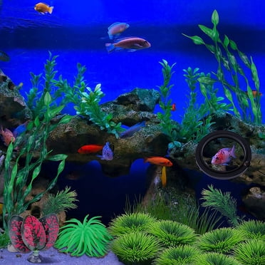 Gcroet Aquarium Plants 18.5x4 Large Fish Tank Plants Realistic Artificial Aquatic Plants DIY-Friendly Low Maintenance Fish Tank Decorations