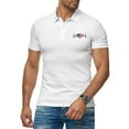 thumbnail image 2 of Love USA Men's Pure Cotton Polo Shirt, 2 of 16