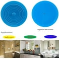 thumbnail image 4 of 2 Pack Bathtub Stopper, 6 Inches Large Silicone Tub Stopper Shower Drain Plug Sink Hair Stopper Flat Suction Drain Cover for Kitchen Bathroom and Laundry (Yelllow&Blue), 4 of 5