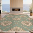 thumbnail image 2 of Design&I 9'x12' Washable Area Rug Round Classic Repeating Border Geometric Accent Floor Covering for Great Room, Large Living Giant Skid-Resistant, 2 of 7