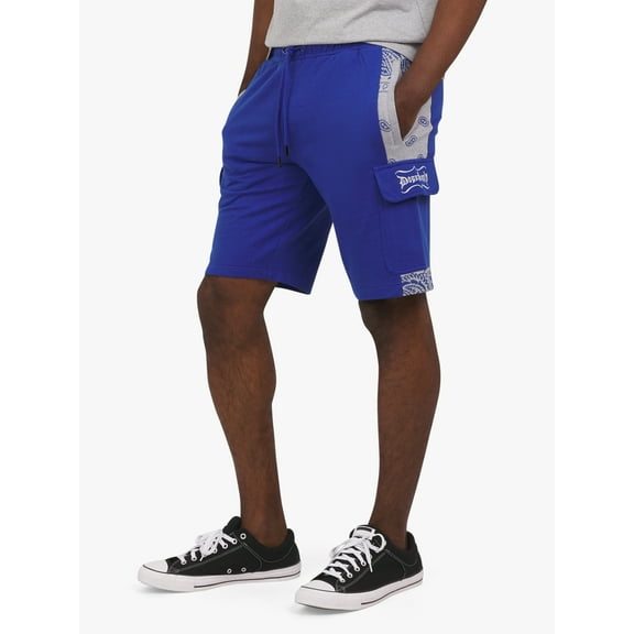 Dogg Supply by Snoop Dogg All Gender Varsity Cargo Shorts, Men's Sizes XS-5XL