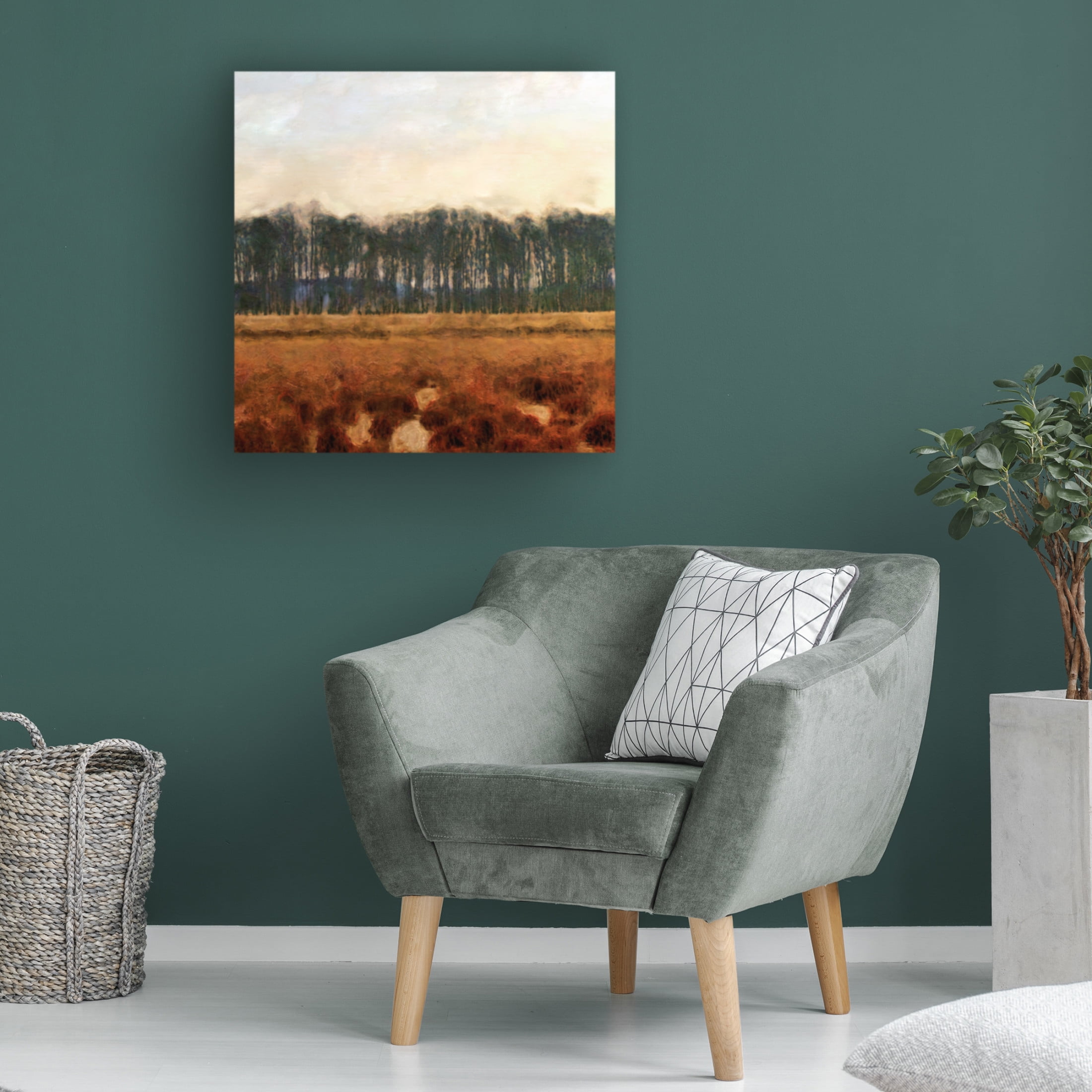 Trademark Fine Art Alonzo Saunders Tranquil Gathering I Canvas Wall Art