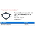 thumbnail image 2 of Thermostat Gasket - Compatible with 1999 - 2003 Suzuki Vitara 2.0L 4-Cylinder 2000 2001 2002, 2 of 2
