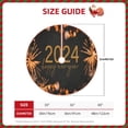 thumbnail image 2 of Fotbe HAPPY NEW YEAR 2024 Pattern Christmas Tree Skirt, Tree Skirts Plush Christmas Decorations, Christmas Tree Skirts Xmas Decorations Holiday Party Decor-36", 2 of 6