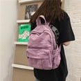 thumbnail image 3 of Designer Women Backpack Quality Fashion Backpack Large Capacity Canvas Student School Bag Zipper Book Bag, 3 of 7