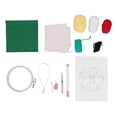 thumbnail image 1 of Kit de bordado de estrellas de Navidad, punzón de dibujo, Kit de Bordado de lana de colores para principiantes, manualidades para niños, regalos, 1 of 8