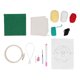 thumbnail image 1 of Kit de bordado de estrellas de Navidad, punzón de dibujo, Kit de Bordado de lana de colores para principiantes, manualidades para niños, regalos, 1 of 14