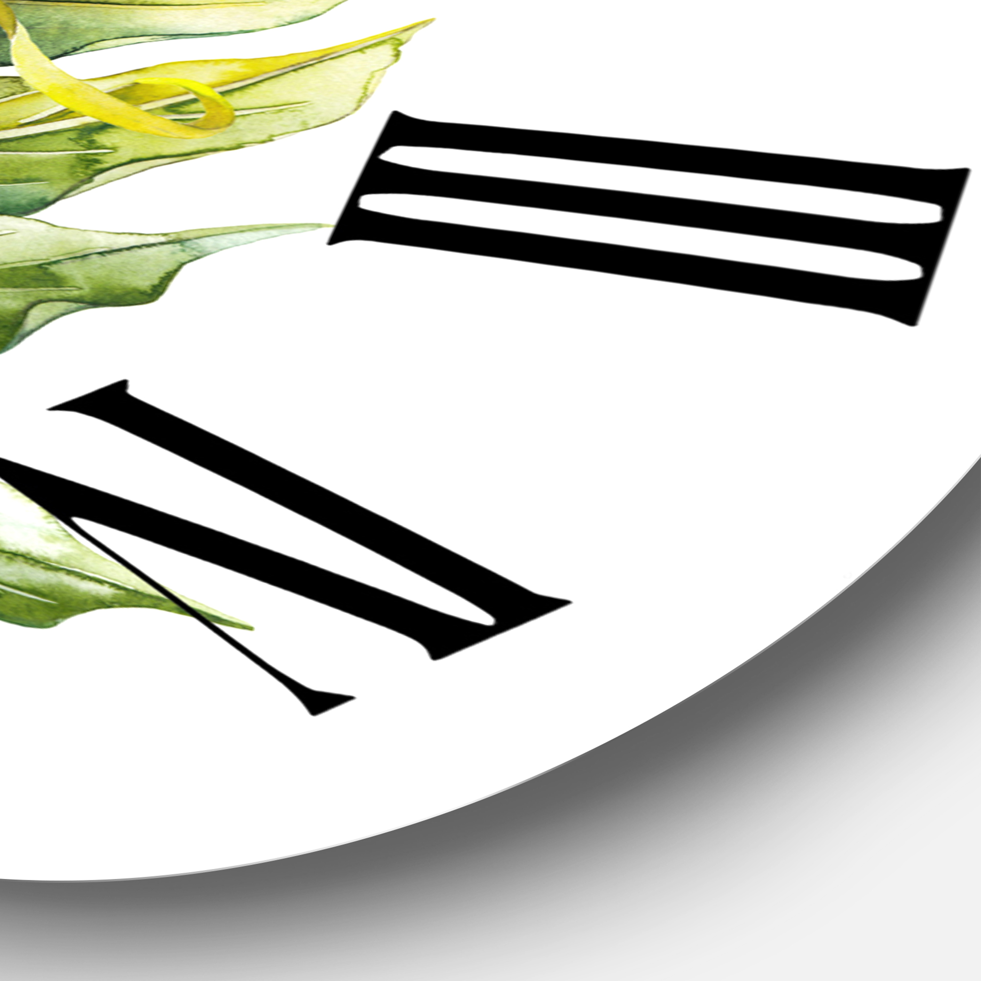 Designart 1 in Quartz Traditional Wall Clock